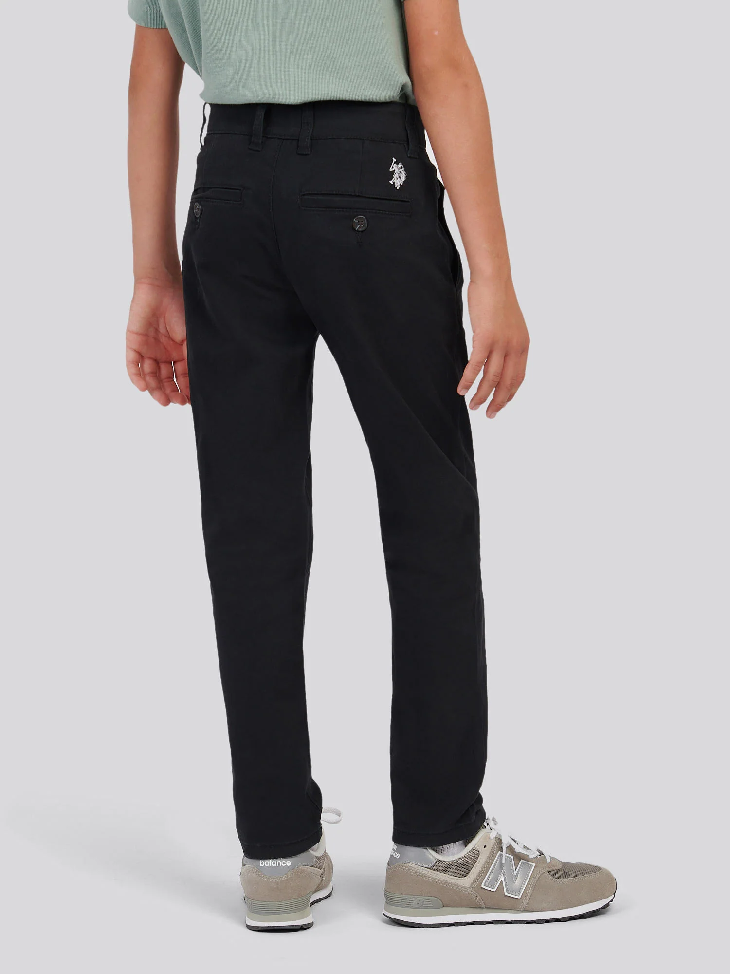 USPA Classic Chino Black Bright White DHM - Image 4