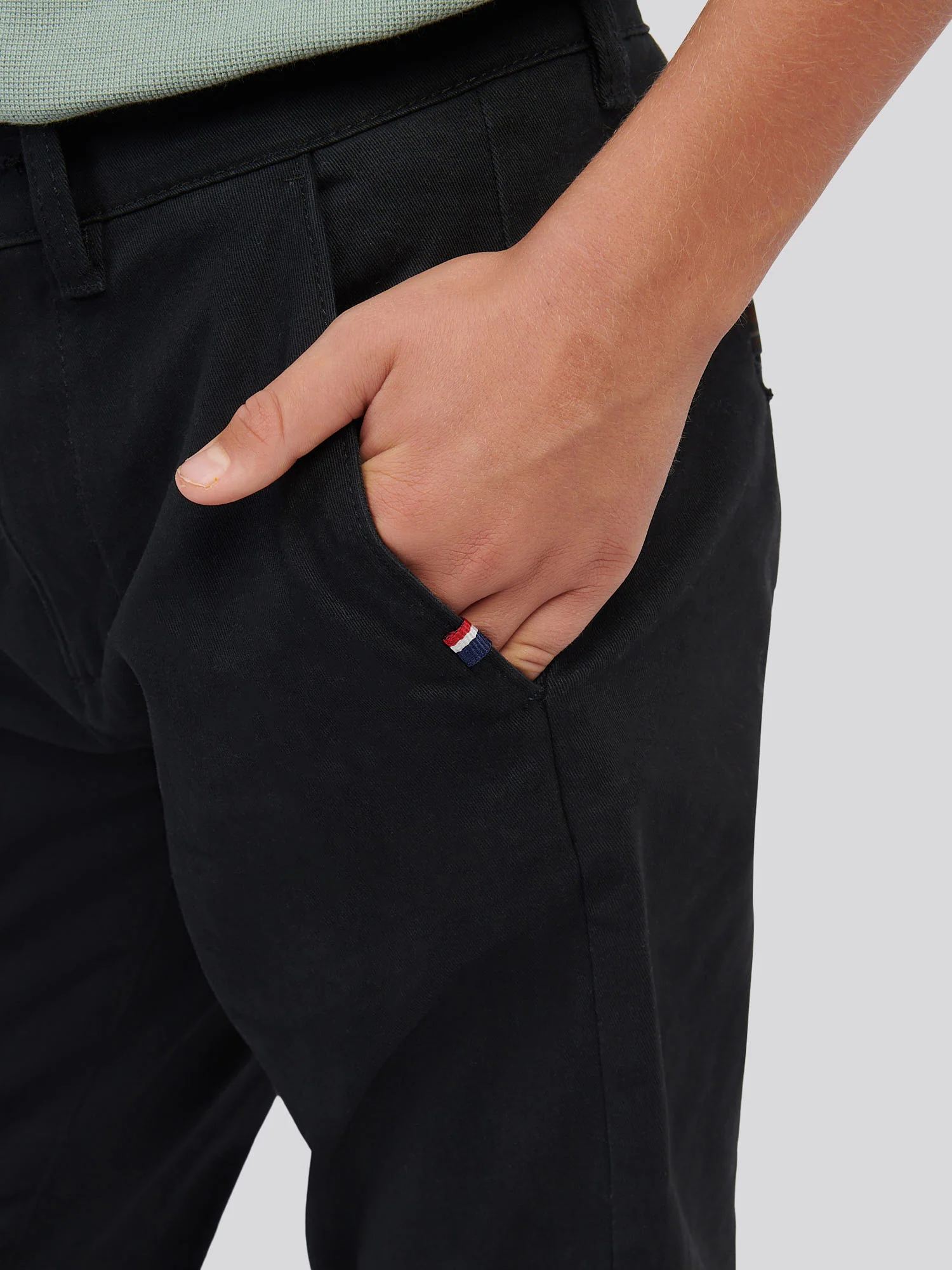 USPA Classic Chino Black Bright White DHM - Image 5