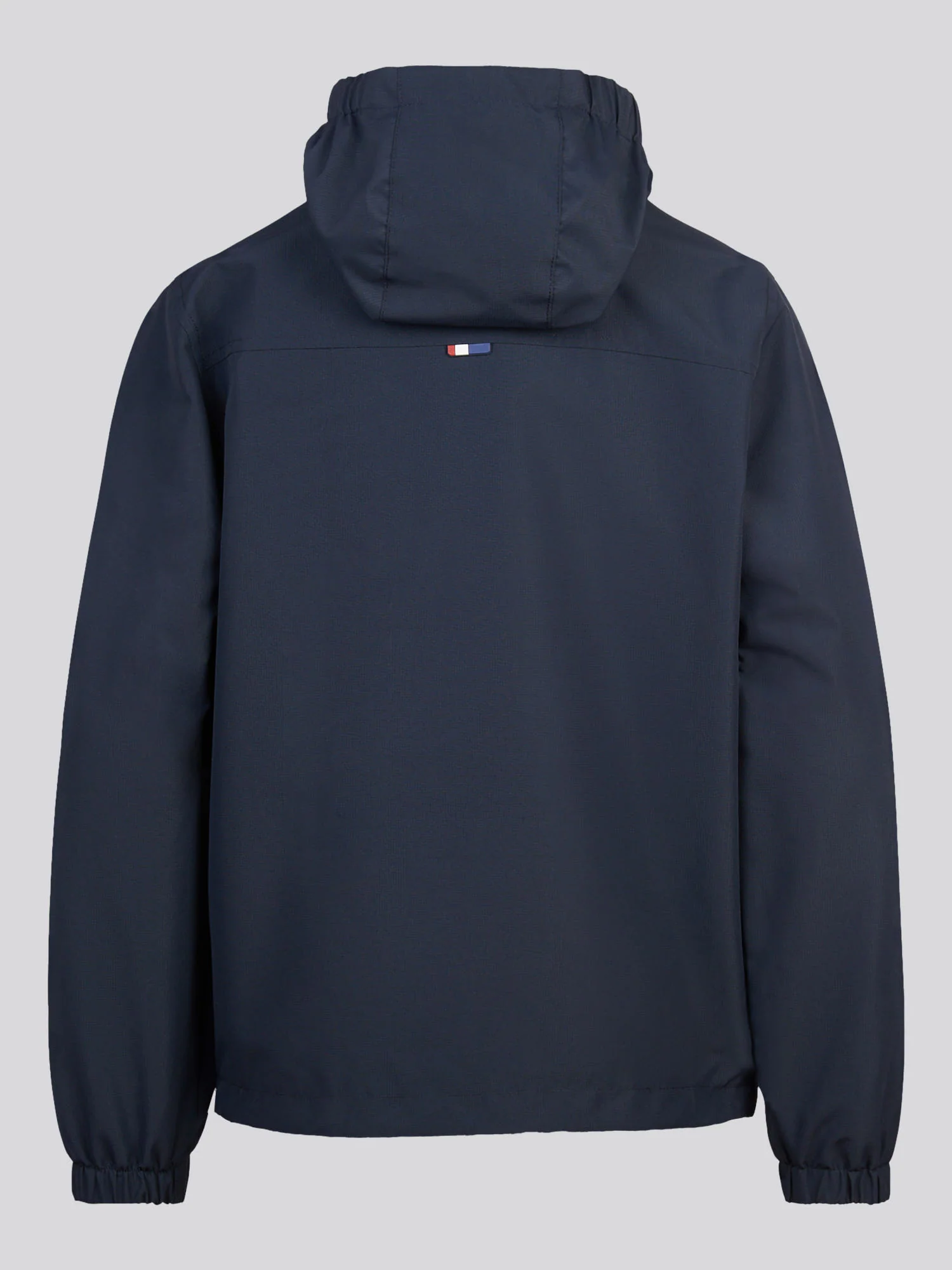 Boys Mesh Lined Hooded Windbreaker Dark Sapphire Navy / Haute Red DHM - Image 3