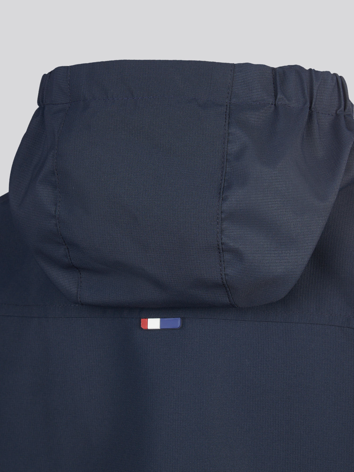 Boys Mesh Lined Hooded Windbreaker Dark Sapphire Navy / Haute Red DHM - Image 7