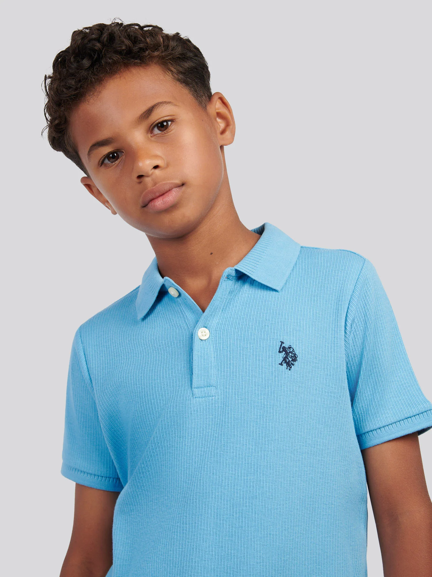 Pionowa tekstura Polo Heritage Blue - Image 2