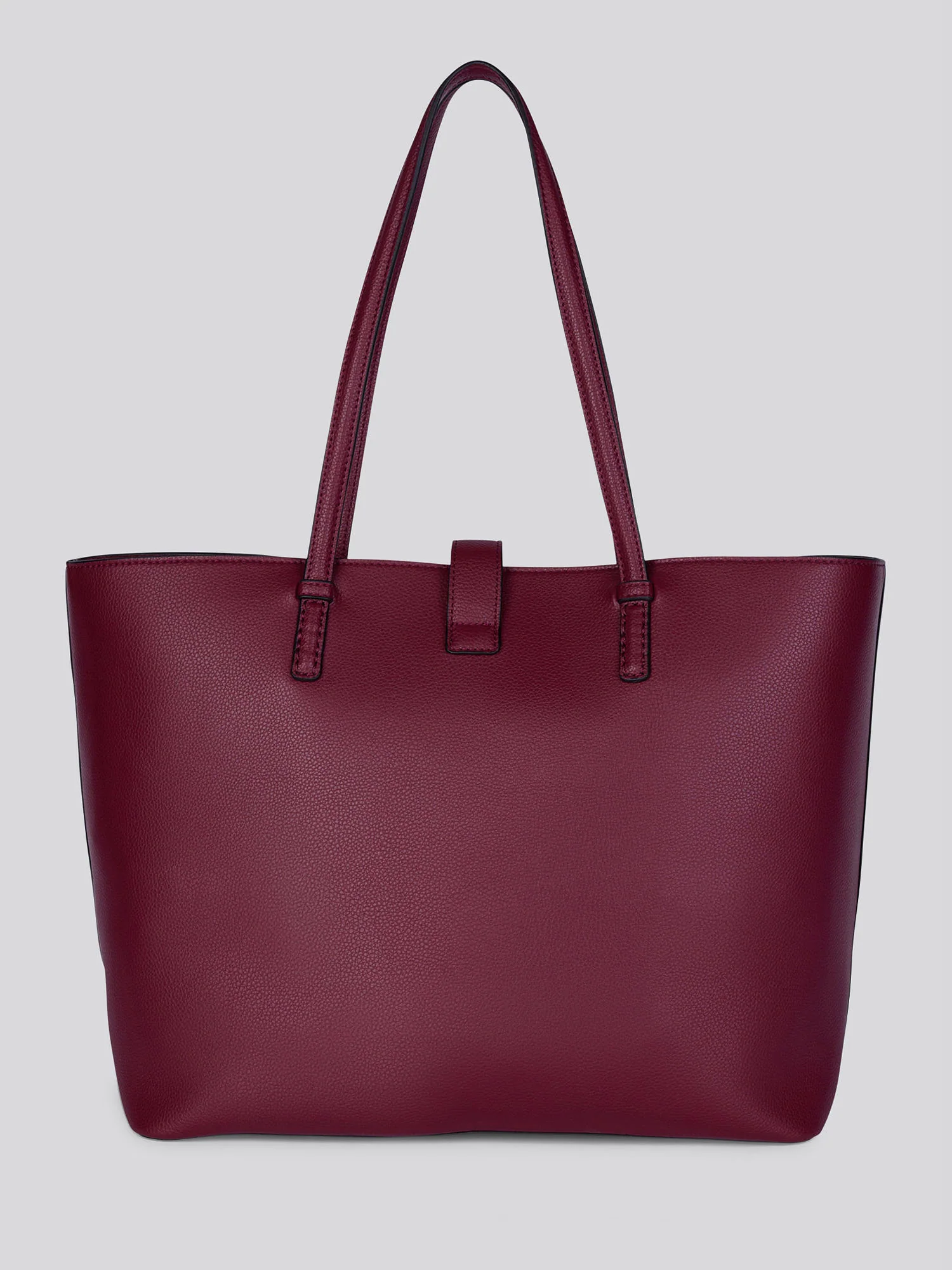 Zakupy zimowe pu burgundy - Image 2