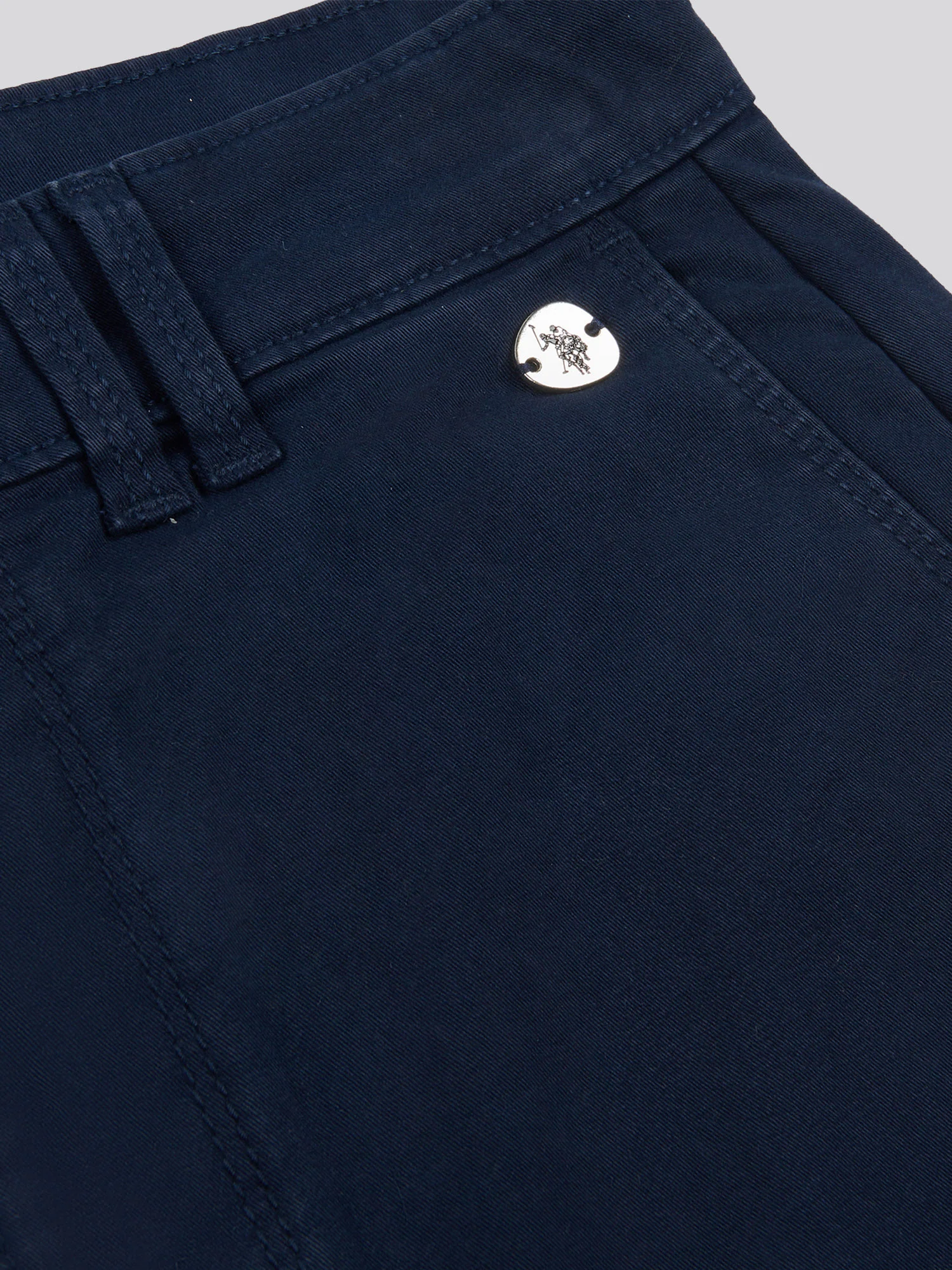 Womens Chino Trousers Navy Iris - Image 8