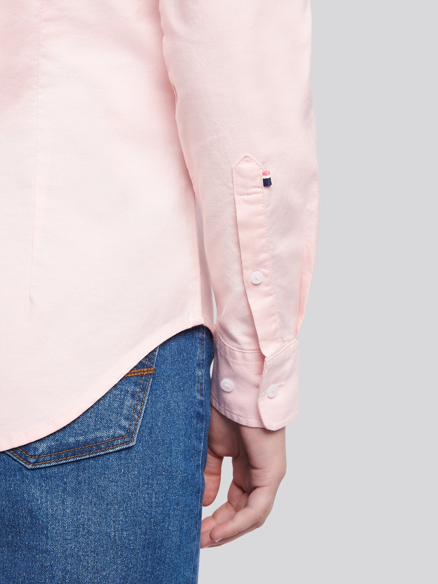 Women Classic Fit Shirt Poplin w Crystal Rose - Image 5