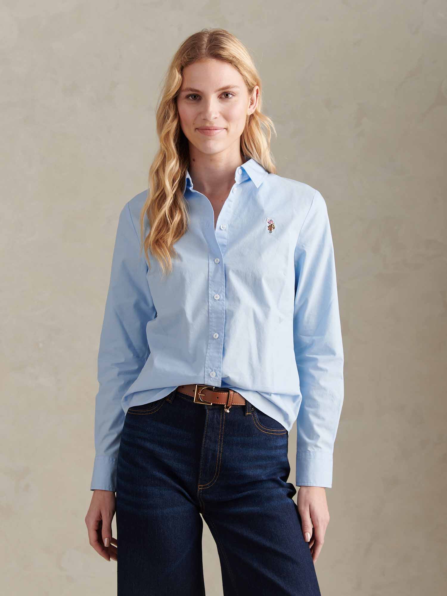 Womens Classic Fit Poplin Shirt Windsurfer - Image 10