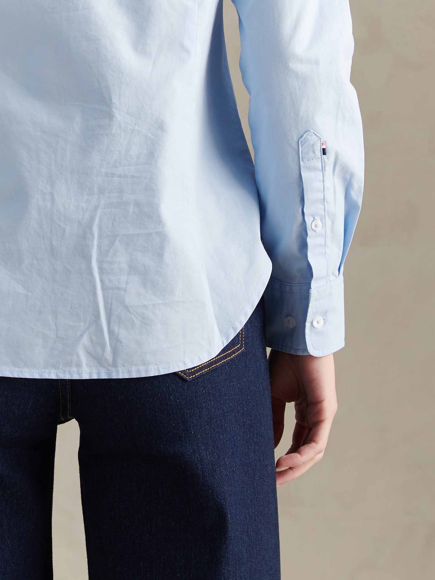 Womens Classic Fit Poplin Shirt Windsurfer - Image 5