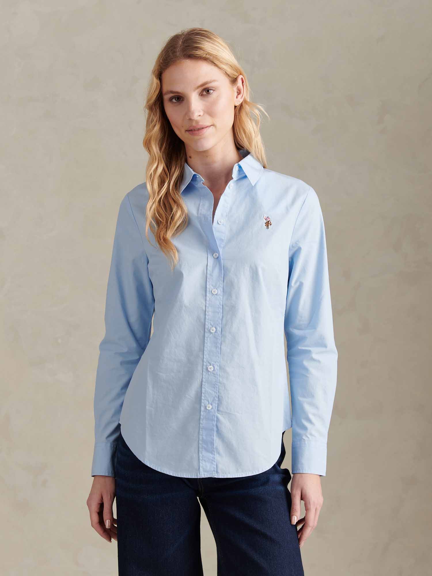 Womens Classic Fit Poplin Shirt Windsurfer - Image 8