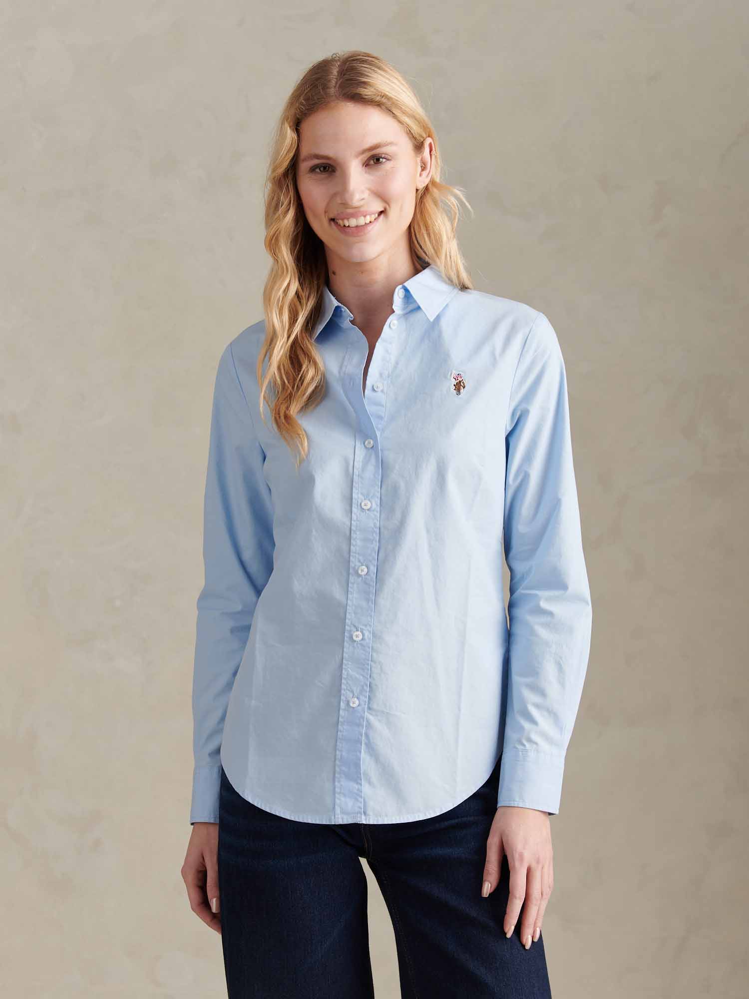 Womens Classic Fit Poplin Shirt Windsurfer - Image 9