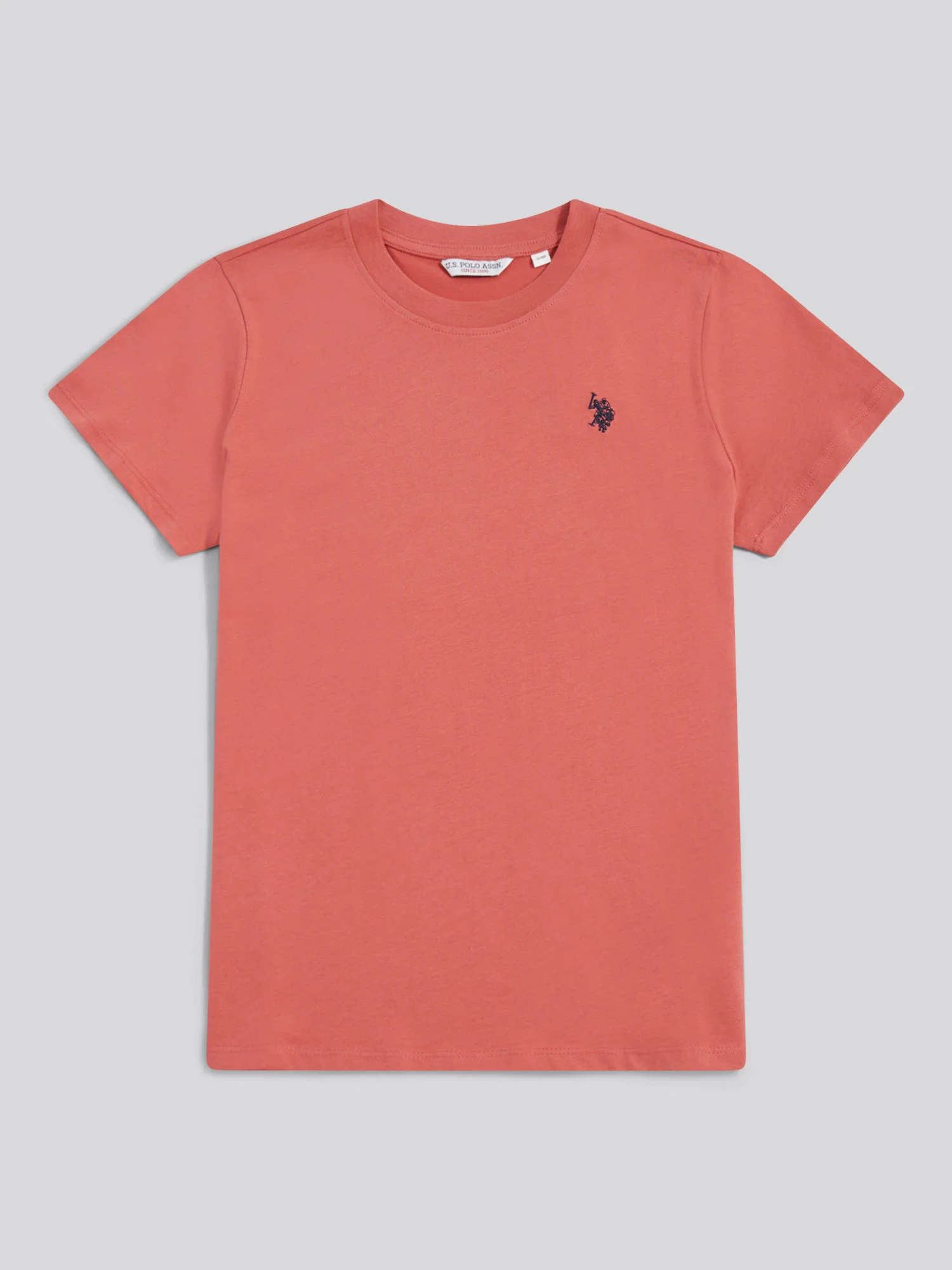 Womens Crew Neck T-Shirt Mineral Red