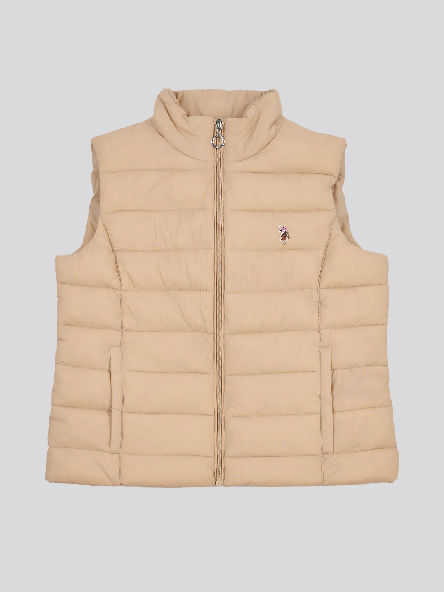 Lekki puffer damski dmucha w sezamie - Image 5
