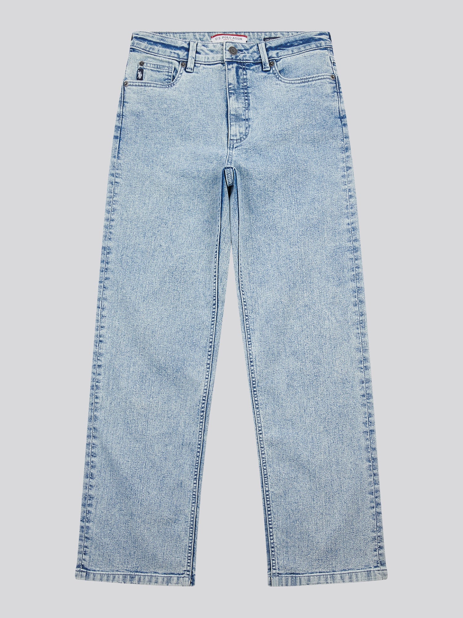 Womens Straight Fit Jeans Stone Wash WUP - Image 6