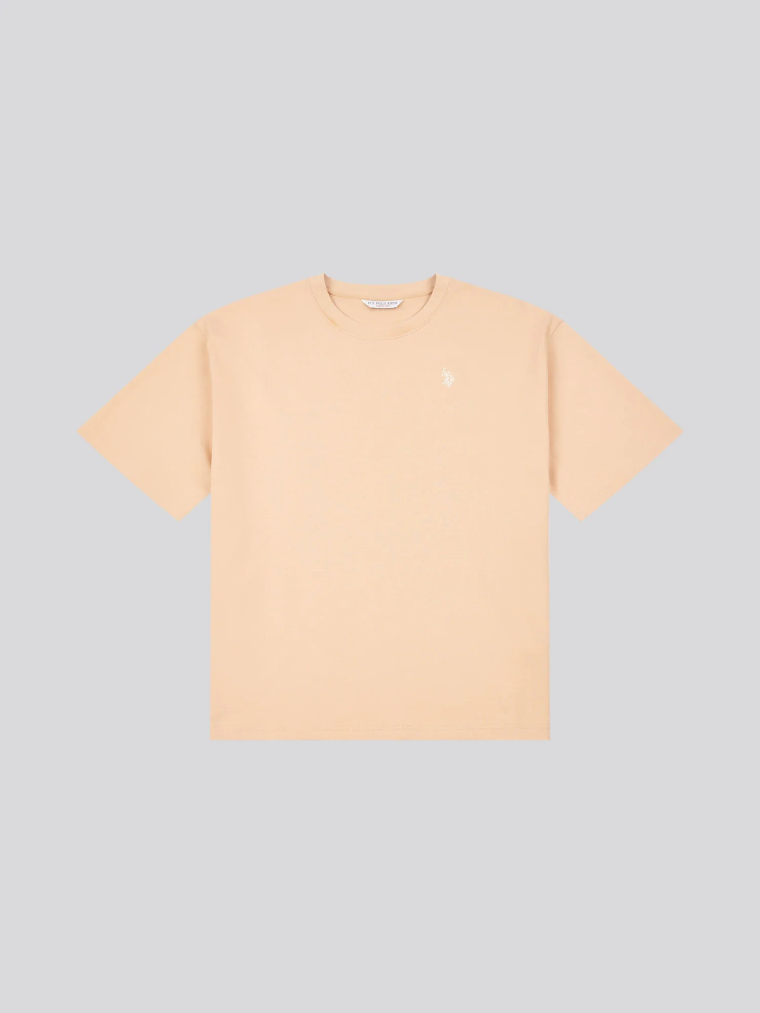 T-shirt damski podwójny jeźdźcy luźne załoga w kubańskim piasku - Image 5